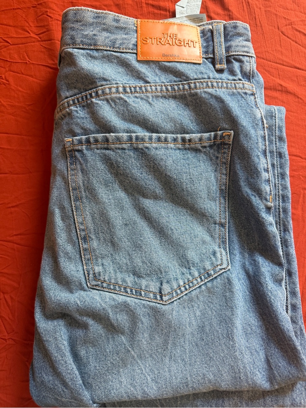 Bershka Straight Light Blue Men's Jeans